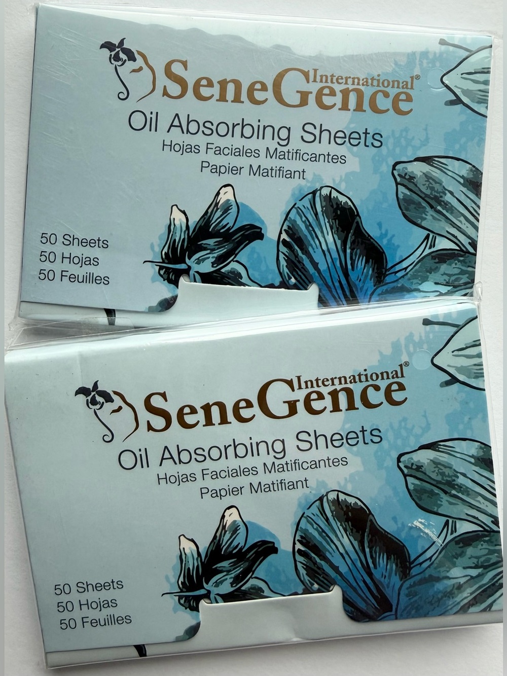 SeneGence Oil Blotting Sheets 2 Pack New